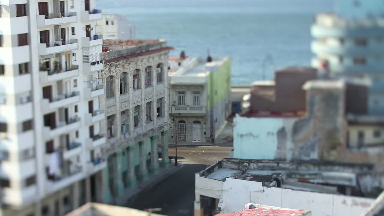 하바나 시의 거리 장면