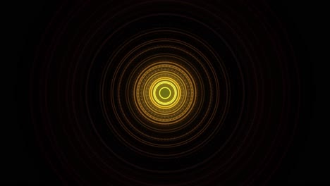 abstract glowing circles in dark background