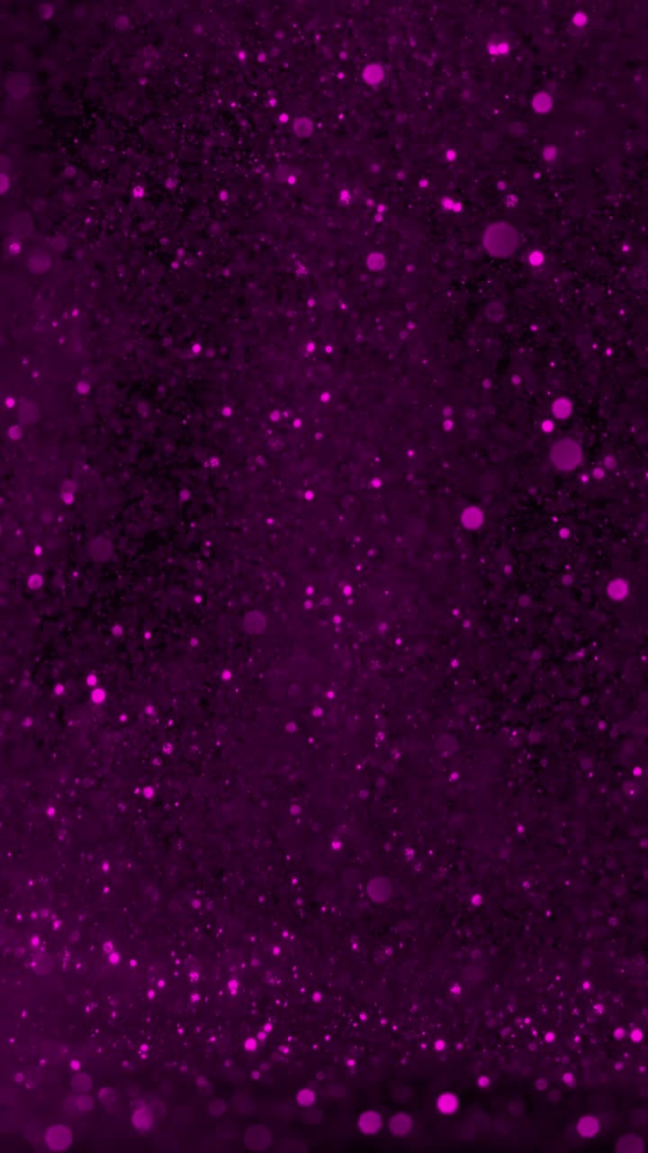 Falling Glitter Particles Background Vertical View