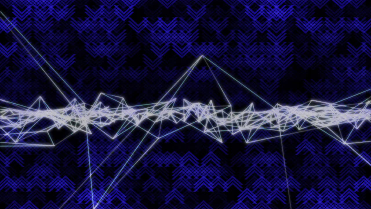 4k imágenes línea de comunicación remolino onda futuro superficie brillante fresco fondo de la tecnología dinámica.