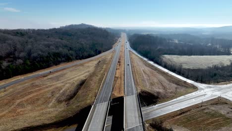 highway 421 interchange in wilkes county nc, north carolina