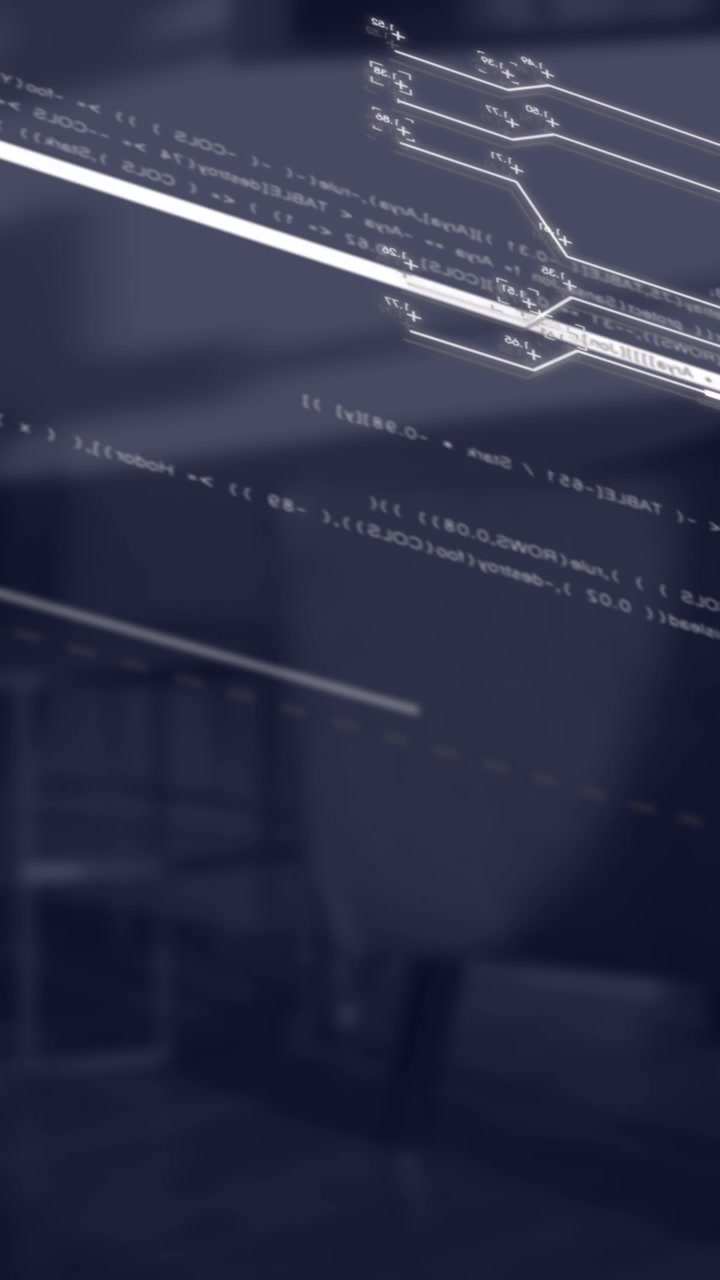 Animation of statistics and financial data processing over office