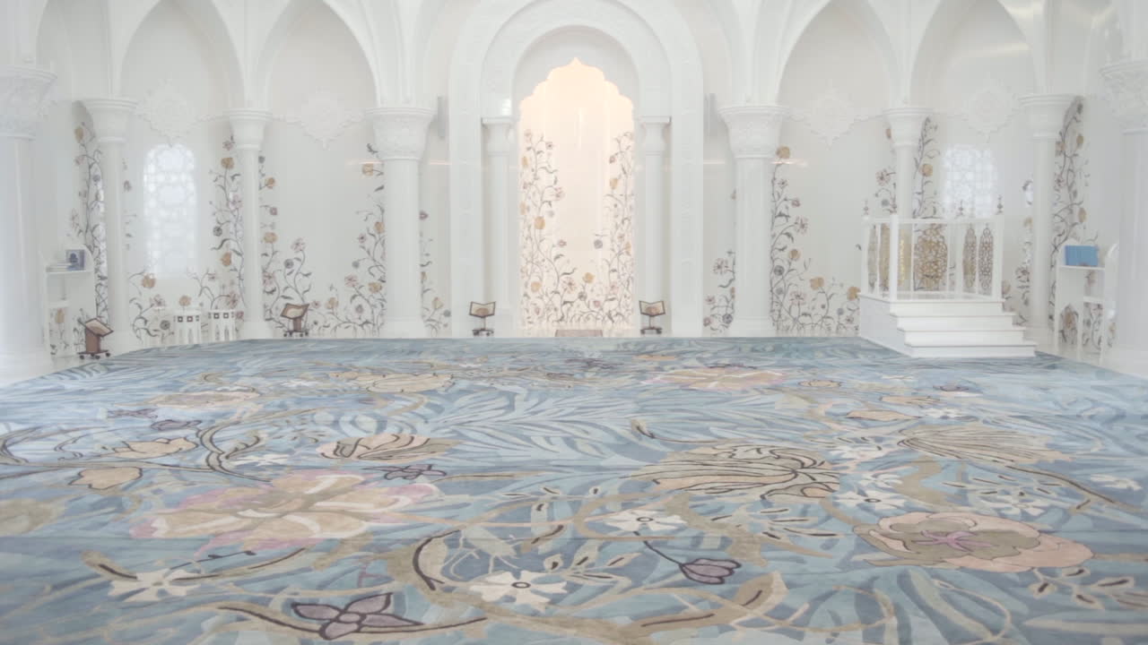 hermoso interior de una mezquita