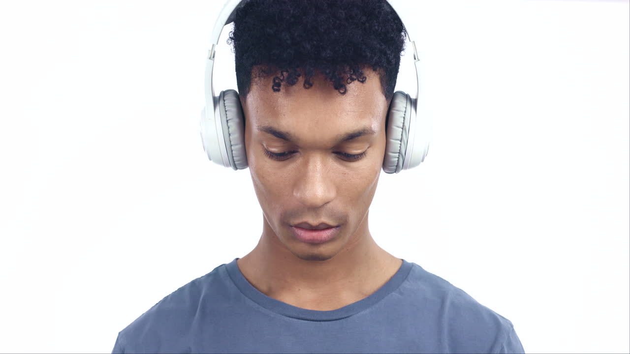 우울증, 스트레스, 스튜디오에서 남자의 얼굴