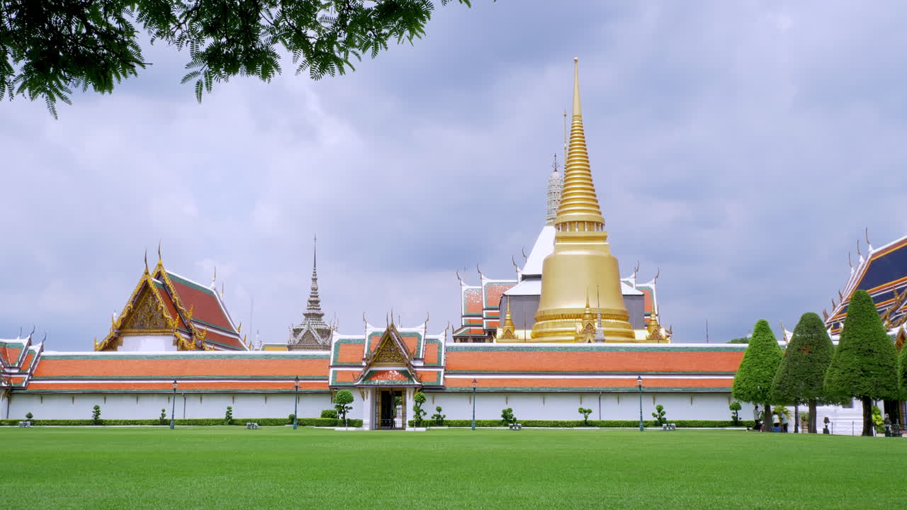 Wat Phra Kaew or Wat Phra Si Rattana Satsadaram, is one of Bangkok's most famous tourist sites in Bangkok, Thailand