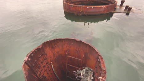 Looking-Inside-The-Sunken-USS-Arizona-Battleship-At-Pearl-Harbor-In-Honolulu-Hawaii