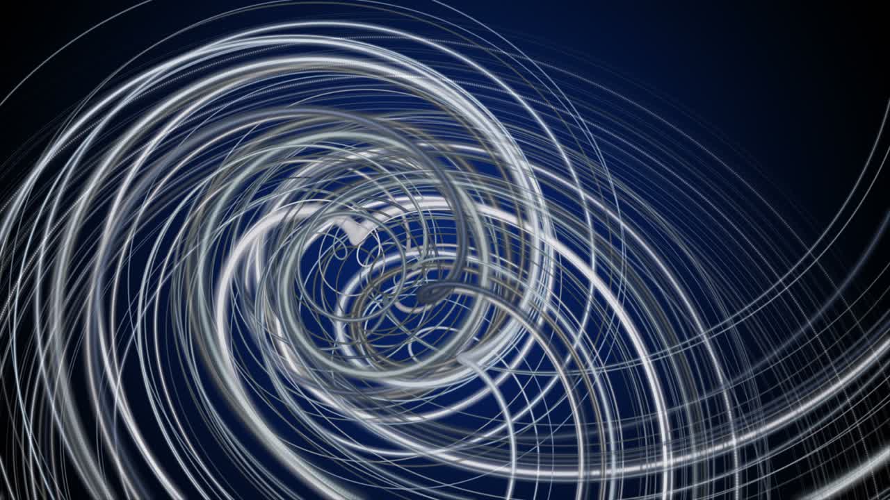 фантастическая анимация с полосатой волной объекта в замедленном движении, 4096x2304 петля 4k