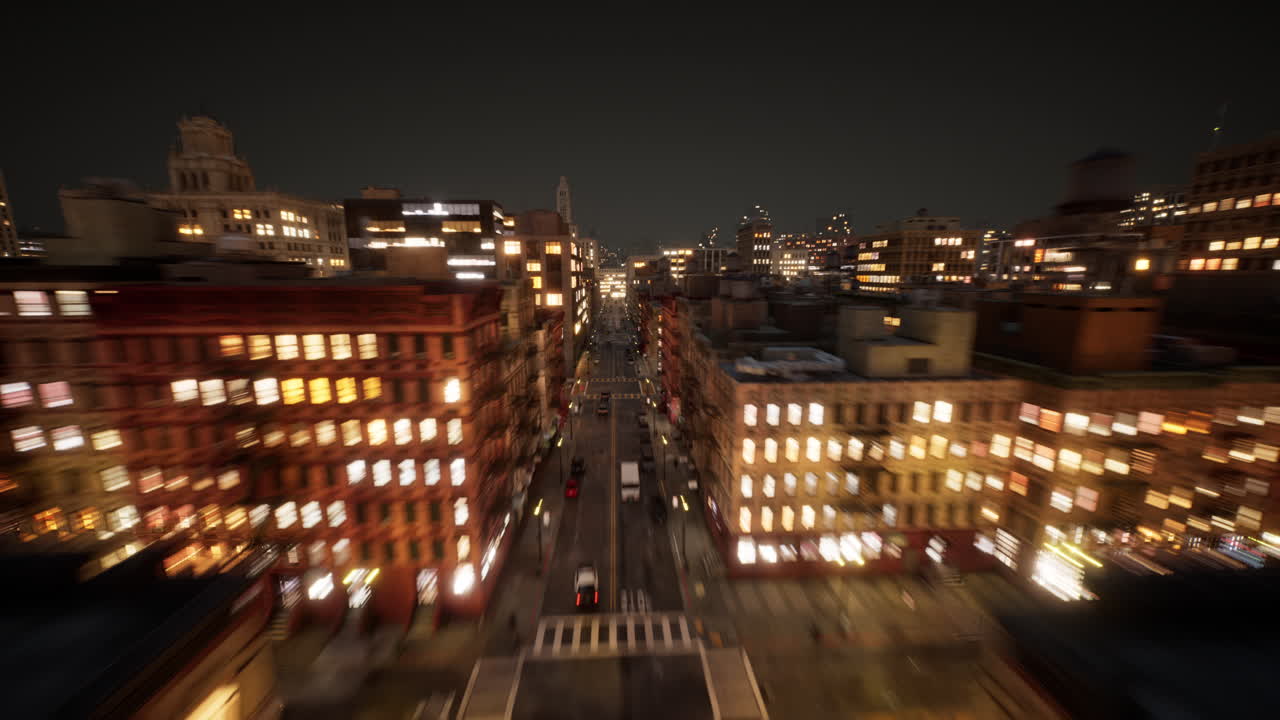 도시 현대 도시 의 아름다운 공중 드론 하이퍼  ⁇ 스 전망