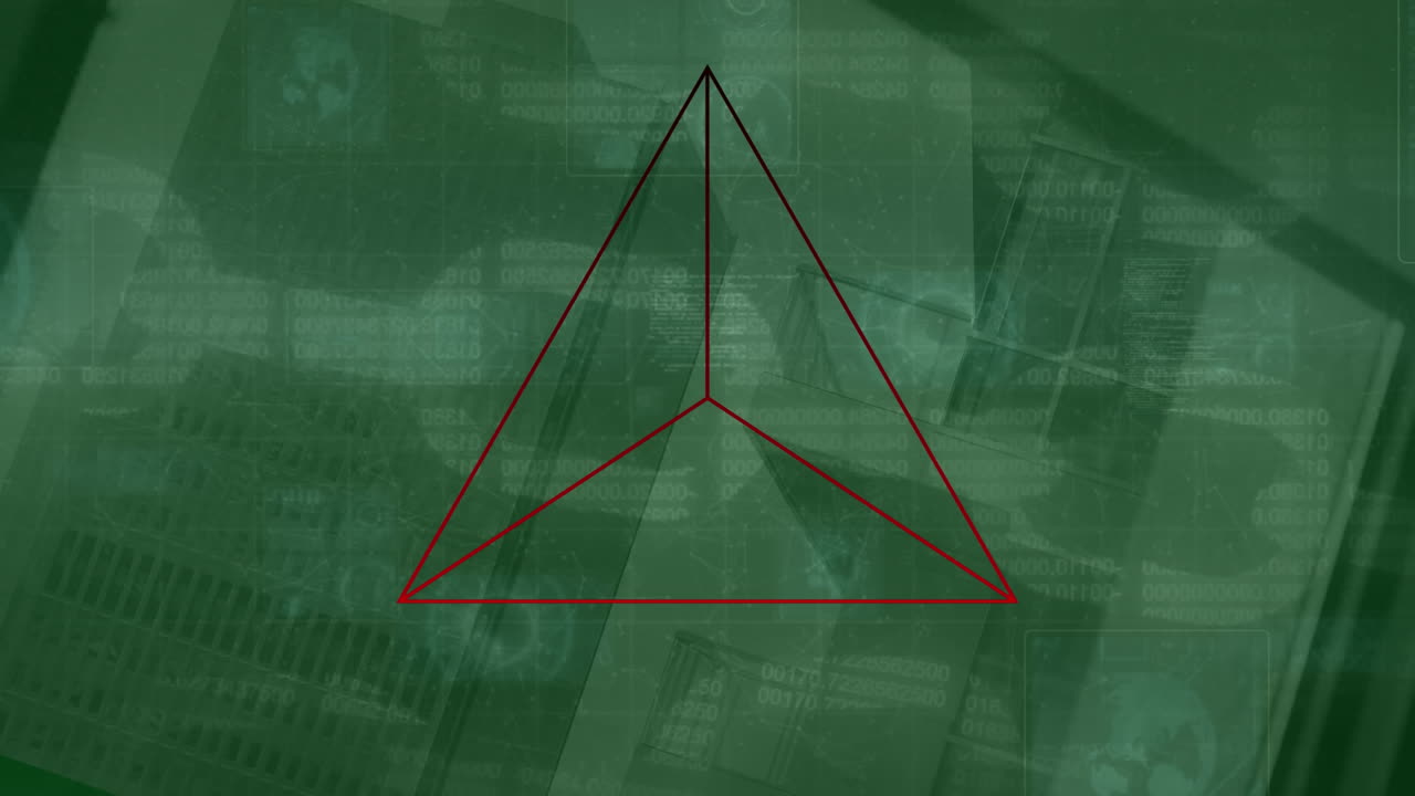 도시 풍경에 대한 모양의 애니메이션과 데이터 처리