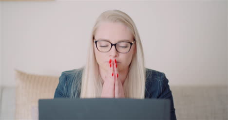 female entrepreneur using laptop in office 1