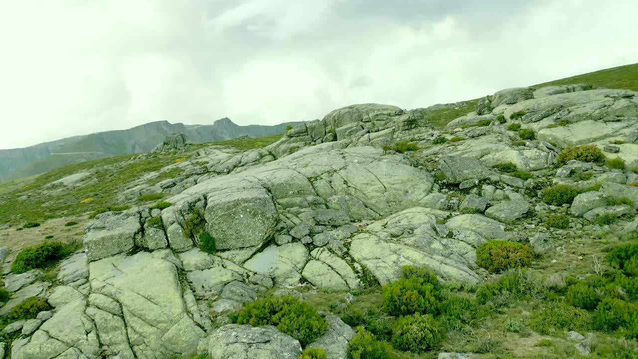 An overhead perspective of Portugal's National Park, featuring the Megalith ike stone formation of stone 2