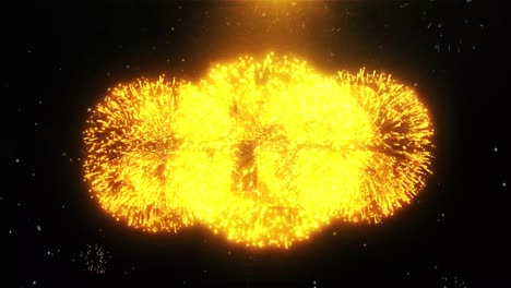 super seller celebratory graphic design with fireworks