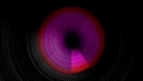 fondo de glitch con círculos 25
