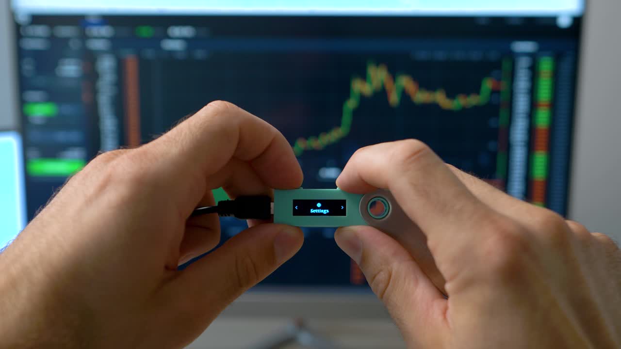 comercio de criptomonedas con billetera de hardware con bitcoin y ethereum