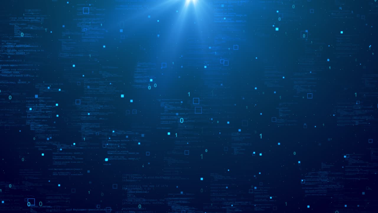 Abstract Digital Code Visualization