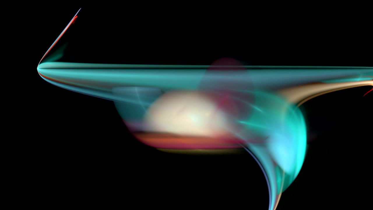 fondo de movimiento de bucle abstracto de galaxias coloridas