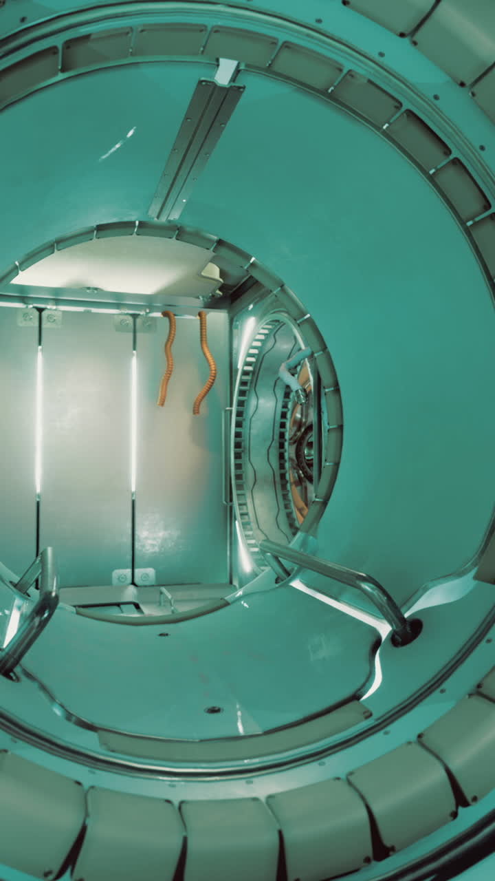 Exploring a futuristic transportation pods intricate design