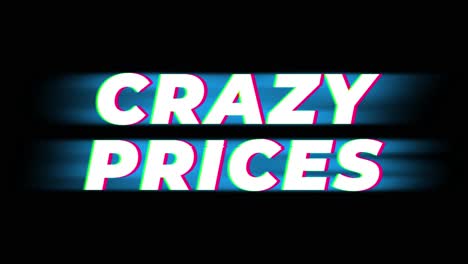 crazy prices sale banner