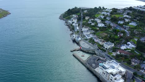 puerto colimore, dalkey, dublín, irlanda, septiembre de 2021