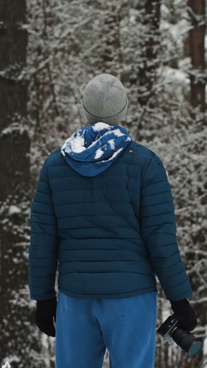 눈 위의 사진작가