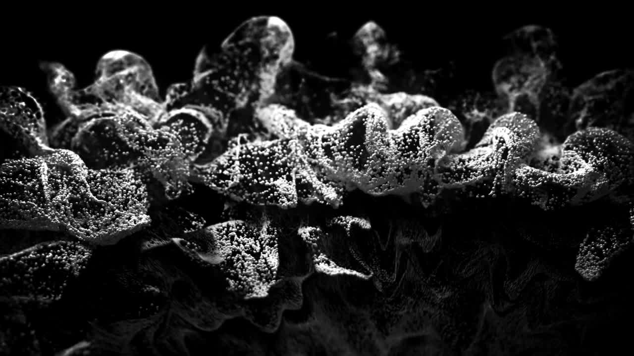 Unique Particle Explosion. 4K.