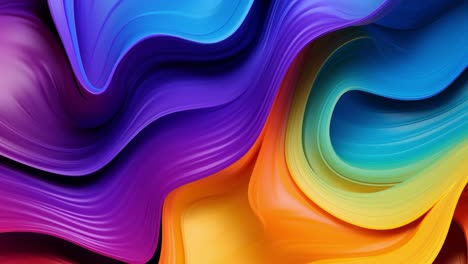 smooth, swirling, and vibrant waves of color create a captivating abstract pattern, forming a dynamic and visually appealing background with a sense of fluidity and motion