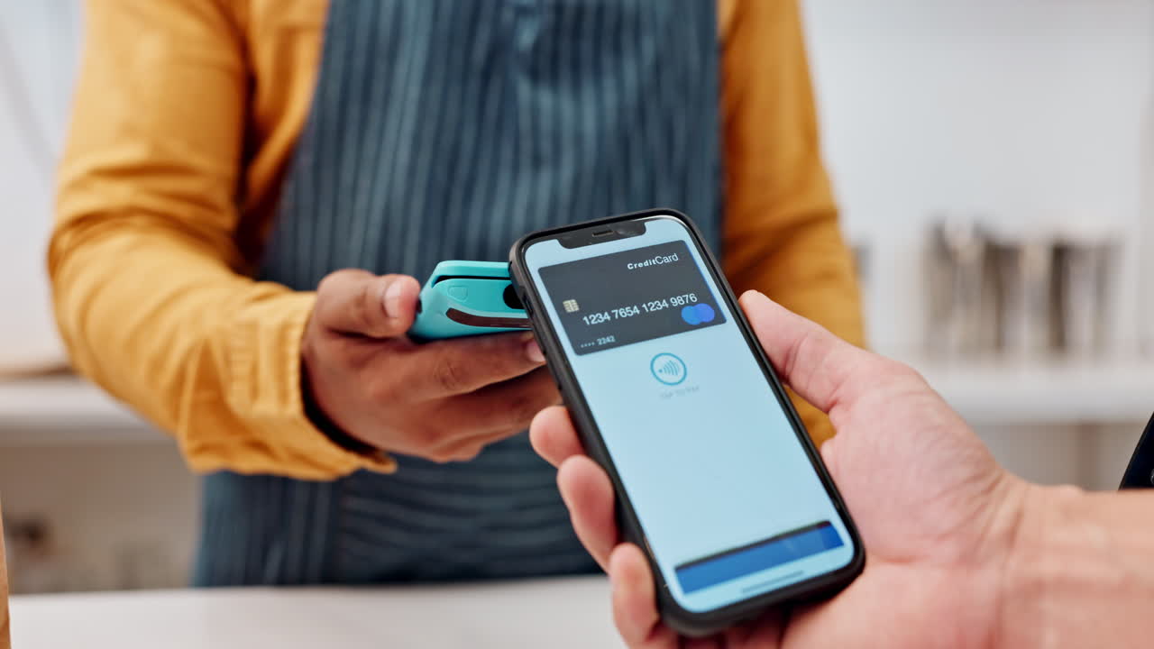 Contactless payment with smartphone