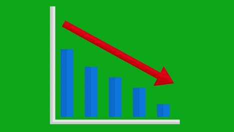 decreasing bar graph animation