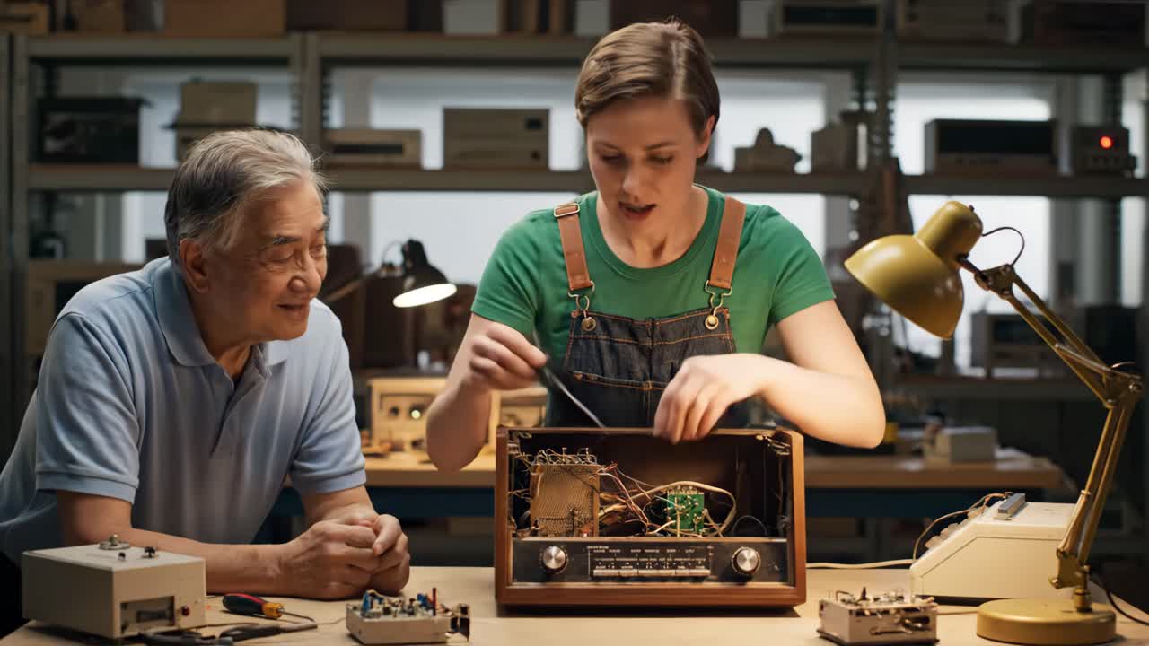 Electronics Repair Mentoring Session