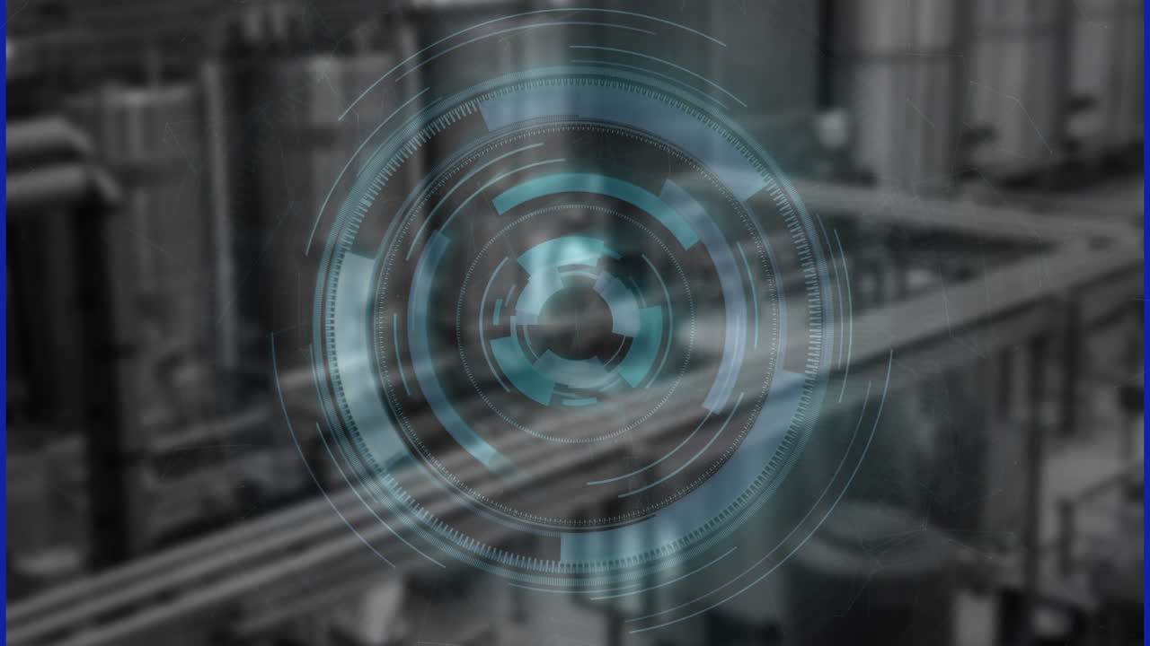 The animation shows scopes scanning on a black background