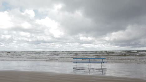 bench on the beach
