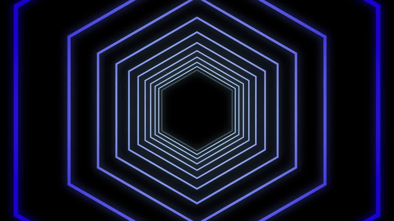 video generado digitalmente de líneas concéntricas