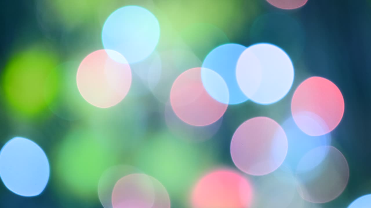 다채로운 보케 배경 (abstract color blurred light effect) - 색이 한 빛의 효과를 추상화하여 구성에 사용할 수 있습니다.