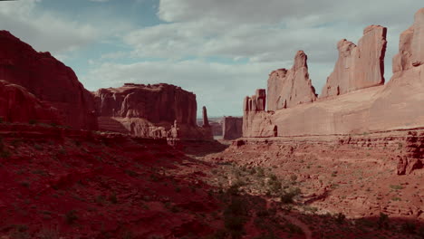 paisaje del cañón de las rocas rojas