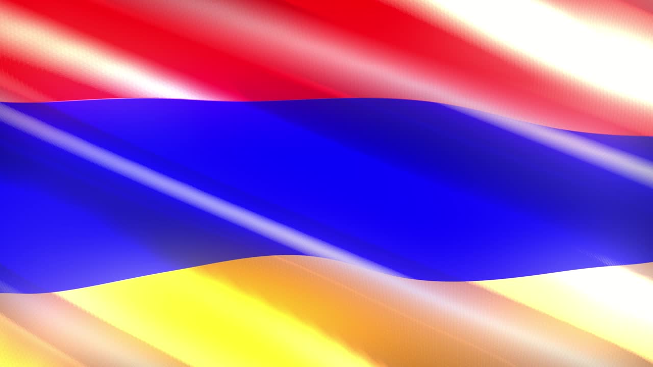 Armenia holiday flag - loop animation