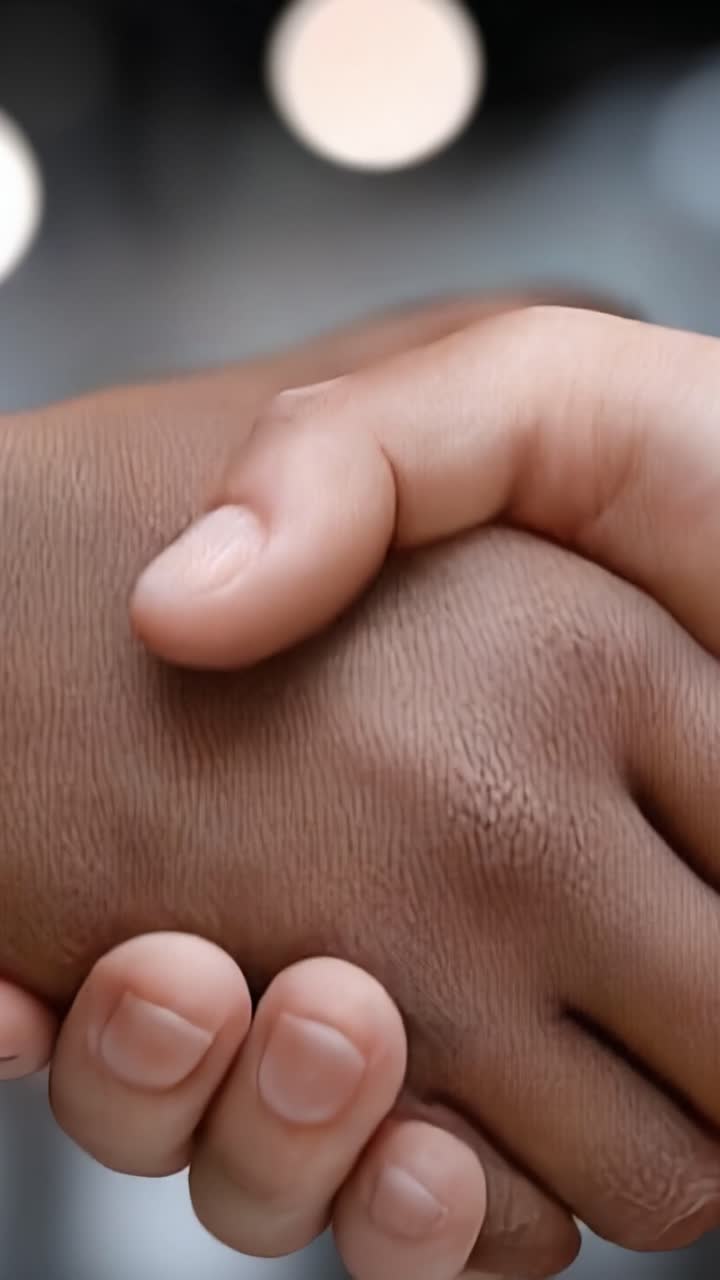 A Close-Up of Two Hands Grasping Each Other, Symbolizing Unity and Connection in a Moment of Trust and Solidarity