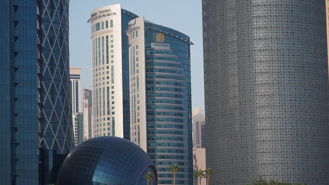 Doha Cityscape - Modern Architecture | Premium Stock Video Footage