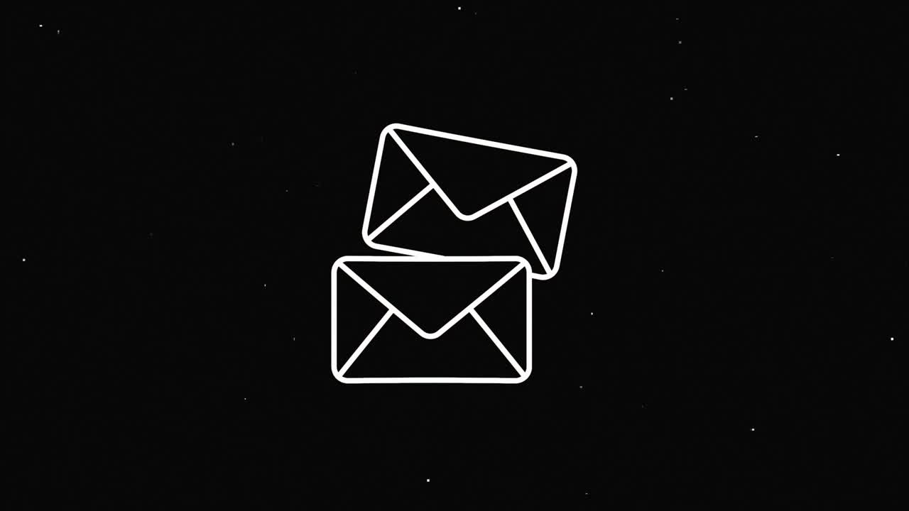 diseño de icono de glitch de redes sociales aislado en fondo rojo. contorno de icono web. gráficos en movimiento.