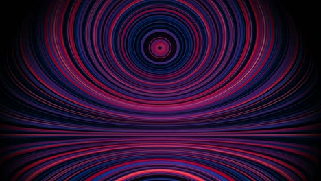 concentric circles. spherical abstract animation. fish-eye lens distortion.