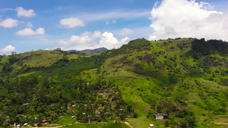 el paisaje montañoso de sri lanka.