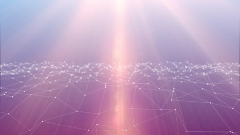 추상적인 네트워크 비즈니스 와이어 라인 기하학적 배경
