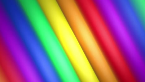 animación del patrón del arco iris que se mueve en un bucle sin costuras