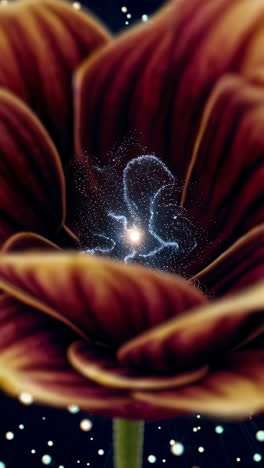 flower in space