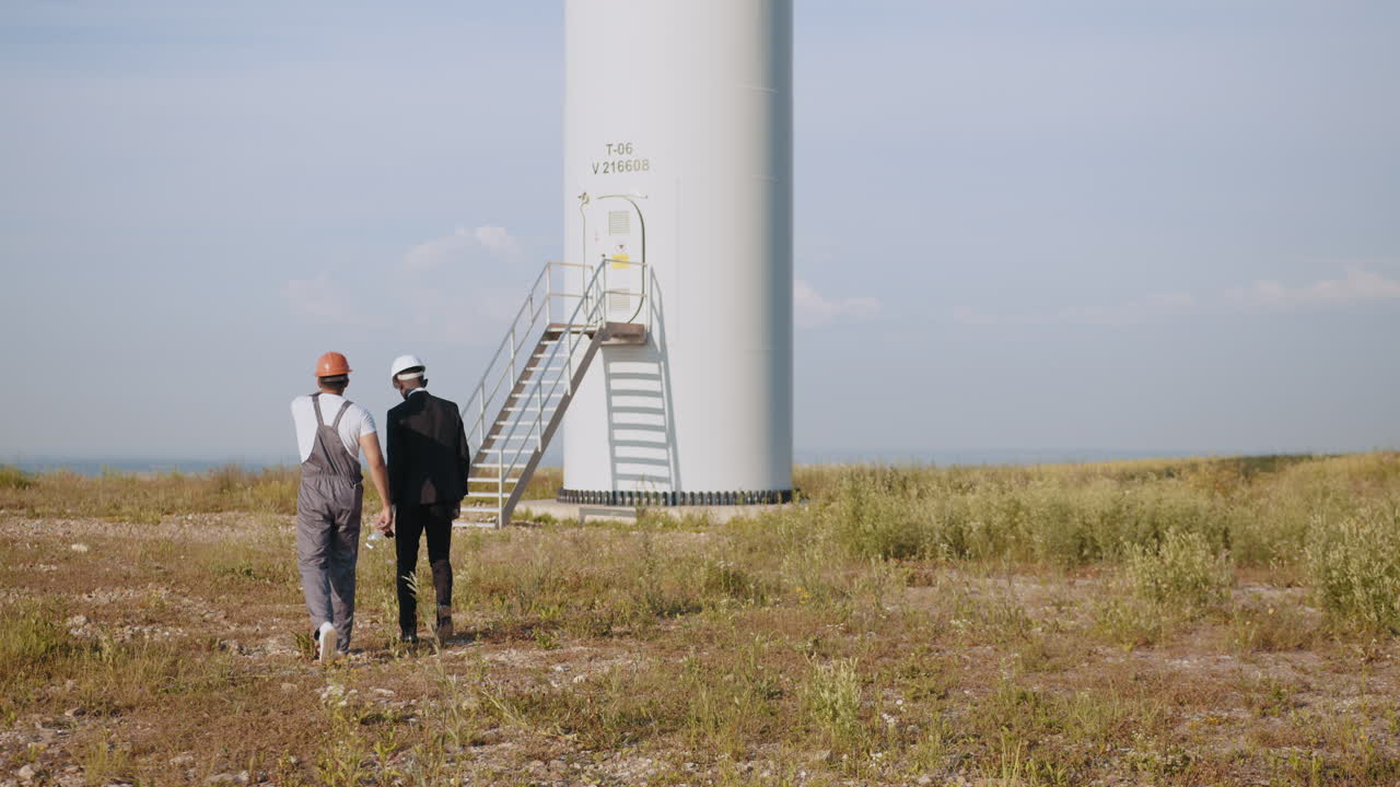 inspección de mantenimiento de la turbina eólica
