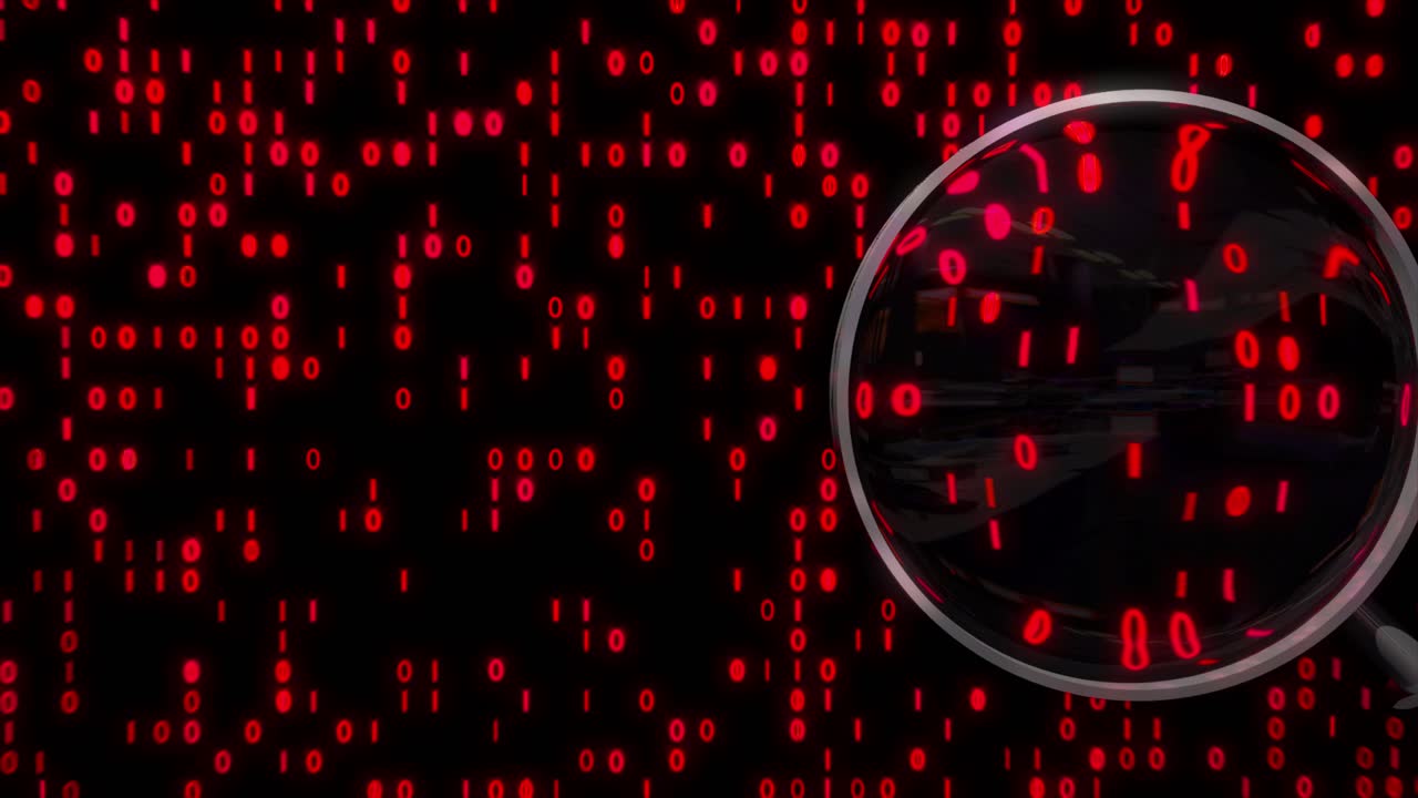 datos bajo lupa binario espejismo espejismo 4k