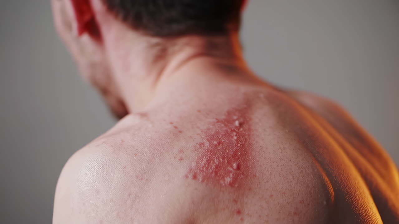 Skin Rash on Back and Shoulder
