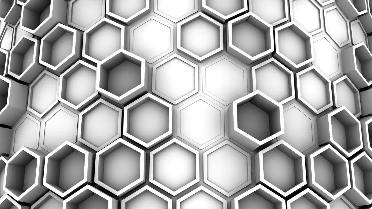 el fondo de los hexágonos