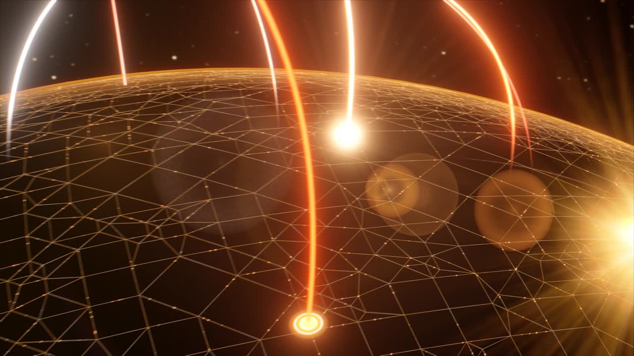 3d 애니메이션에서 지구의 기술 세계화: 회전하는 행성의 글로벌 비즈니스 점