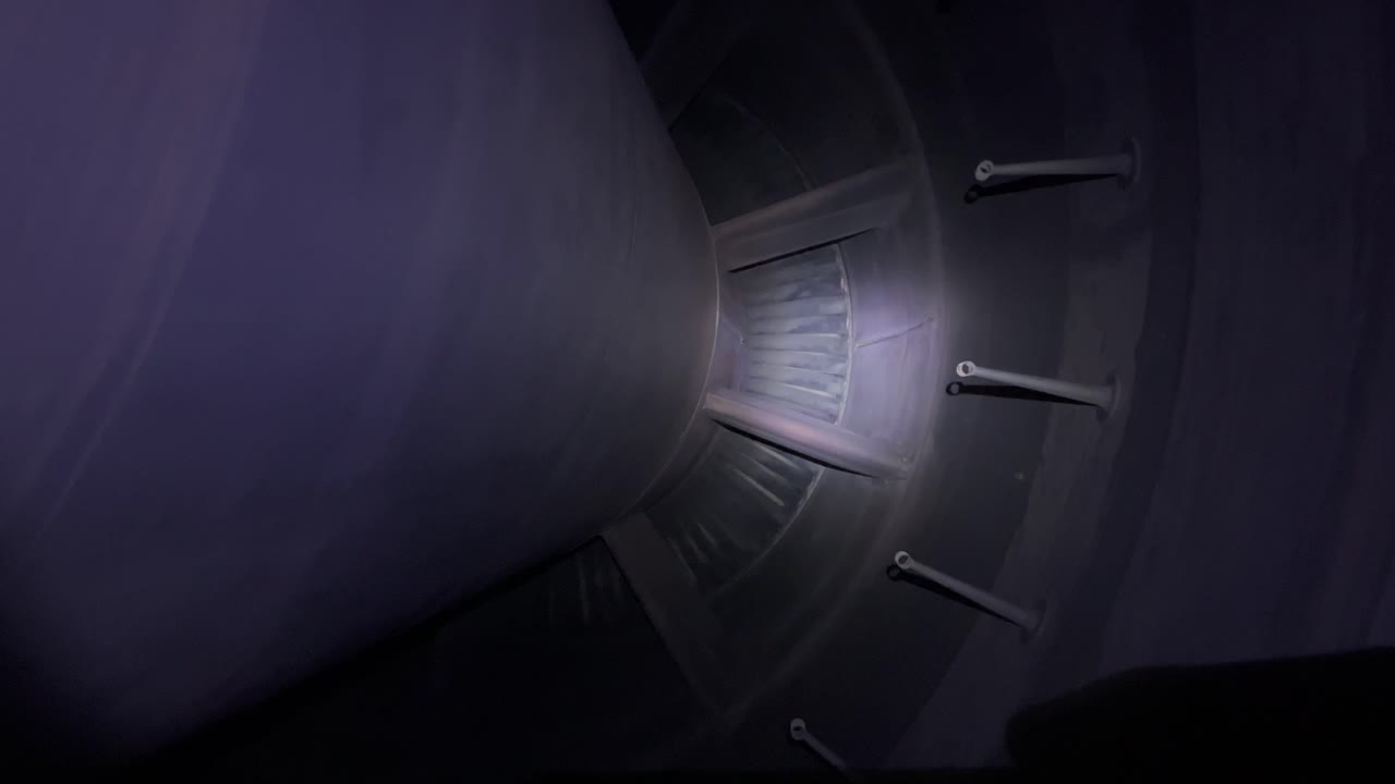 회전하는 가스 터빈에 대한 산업 검사