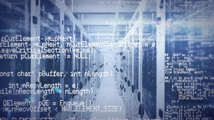Animation of data processing over computer servers